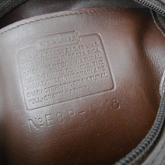 COACH Vintage Helen's Legacy Soft 100% Leather Choc Brown # 4148 - Picture 15 of 16